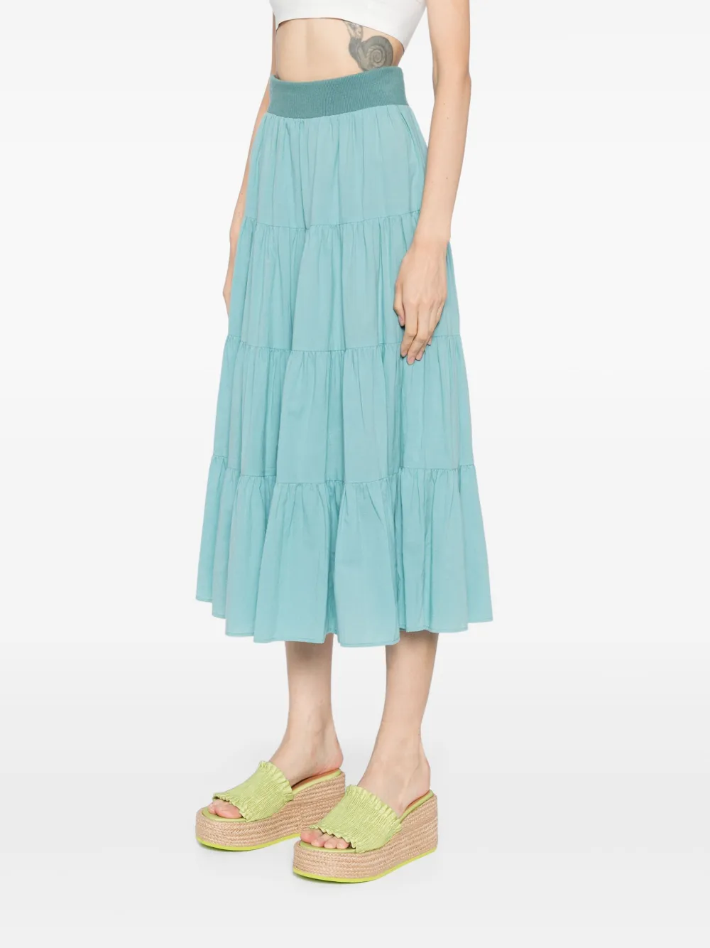 Shop To B. By Agnès B. Four-tiered Skirt