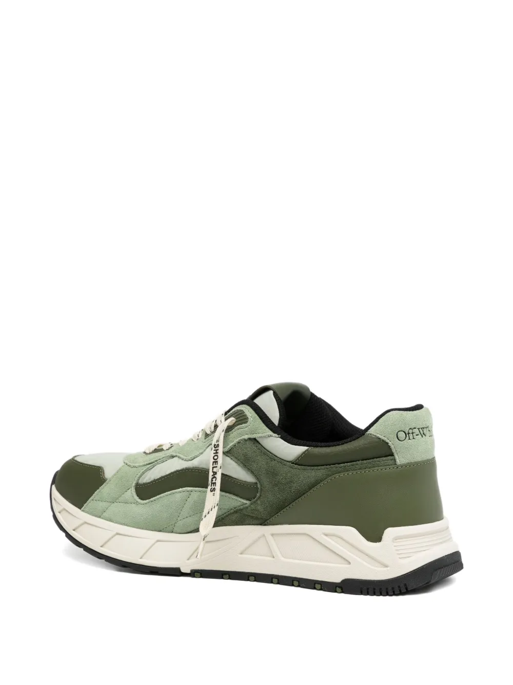 Off-White kick-off combo trainers Green