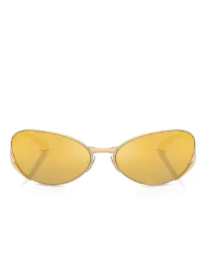 Versace Eyewear medusa-embellished Rimless Sunglasses | Gold