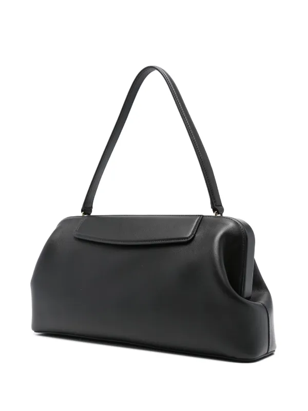 carven paris　カルバン　パリ　レザー　ブラック　ショルダーバッグ Carven レザーショルダーバッグ | ブラック | FARFETCH JP