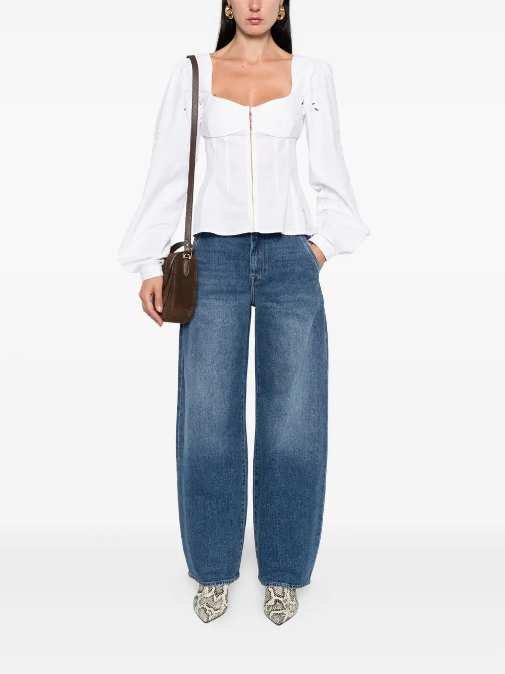 7 For All Mankind Jeans met vijf zakken - Blauw