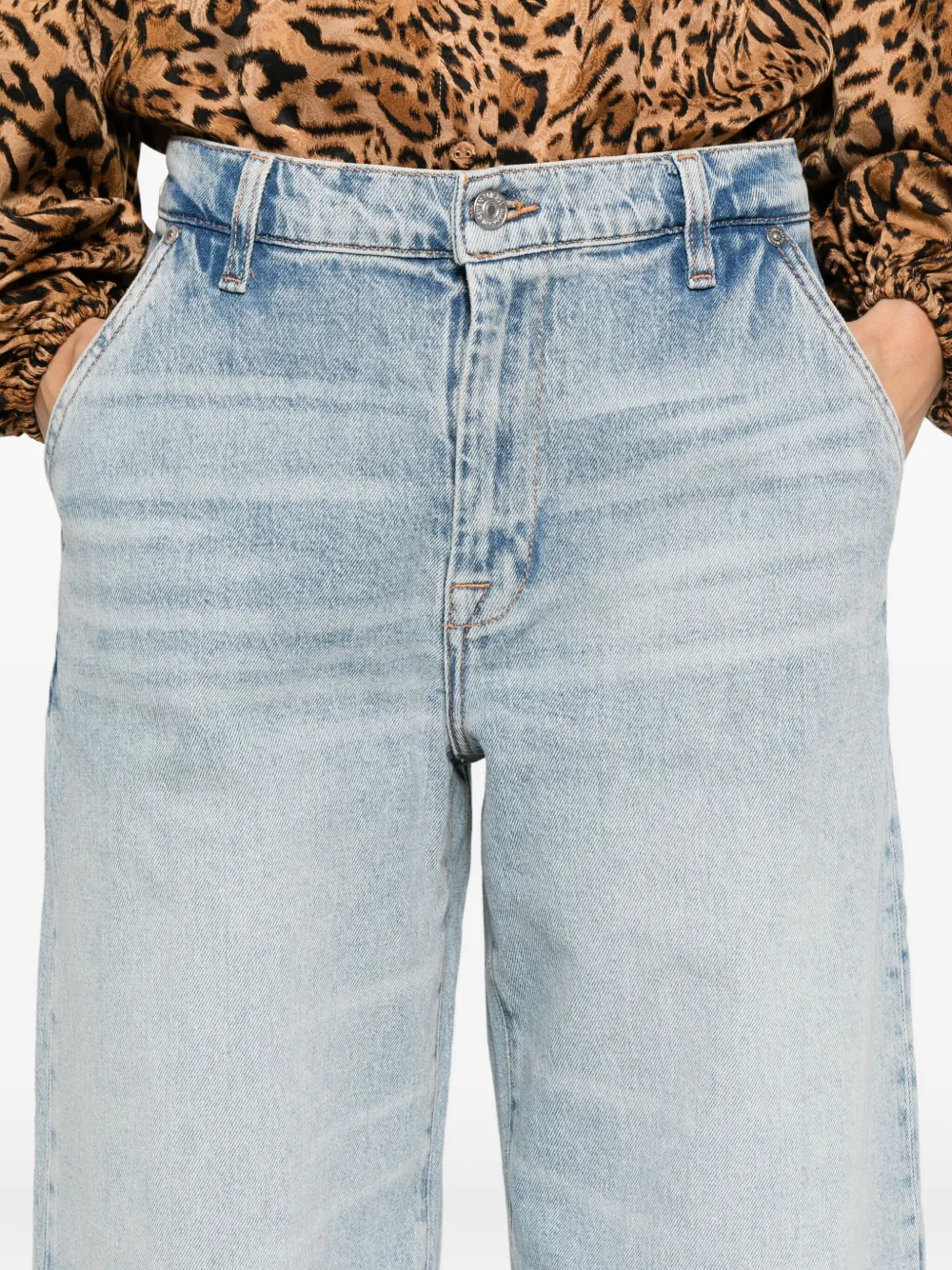 7 For All Mankind Jeans met vijf zakken Blauw