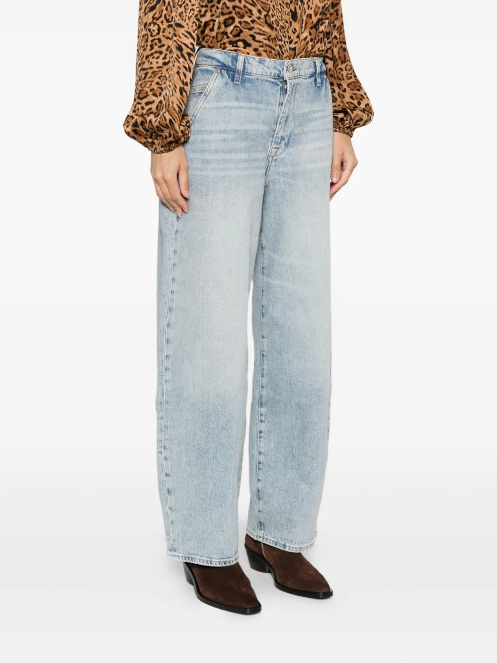7 For All Mankind Jeans met vijf zakken Blauw
