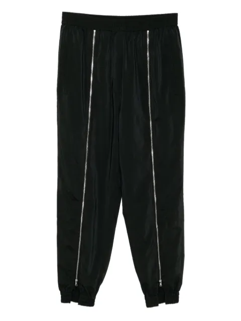 Tibi pantalones joggers con cremallera