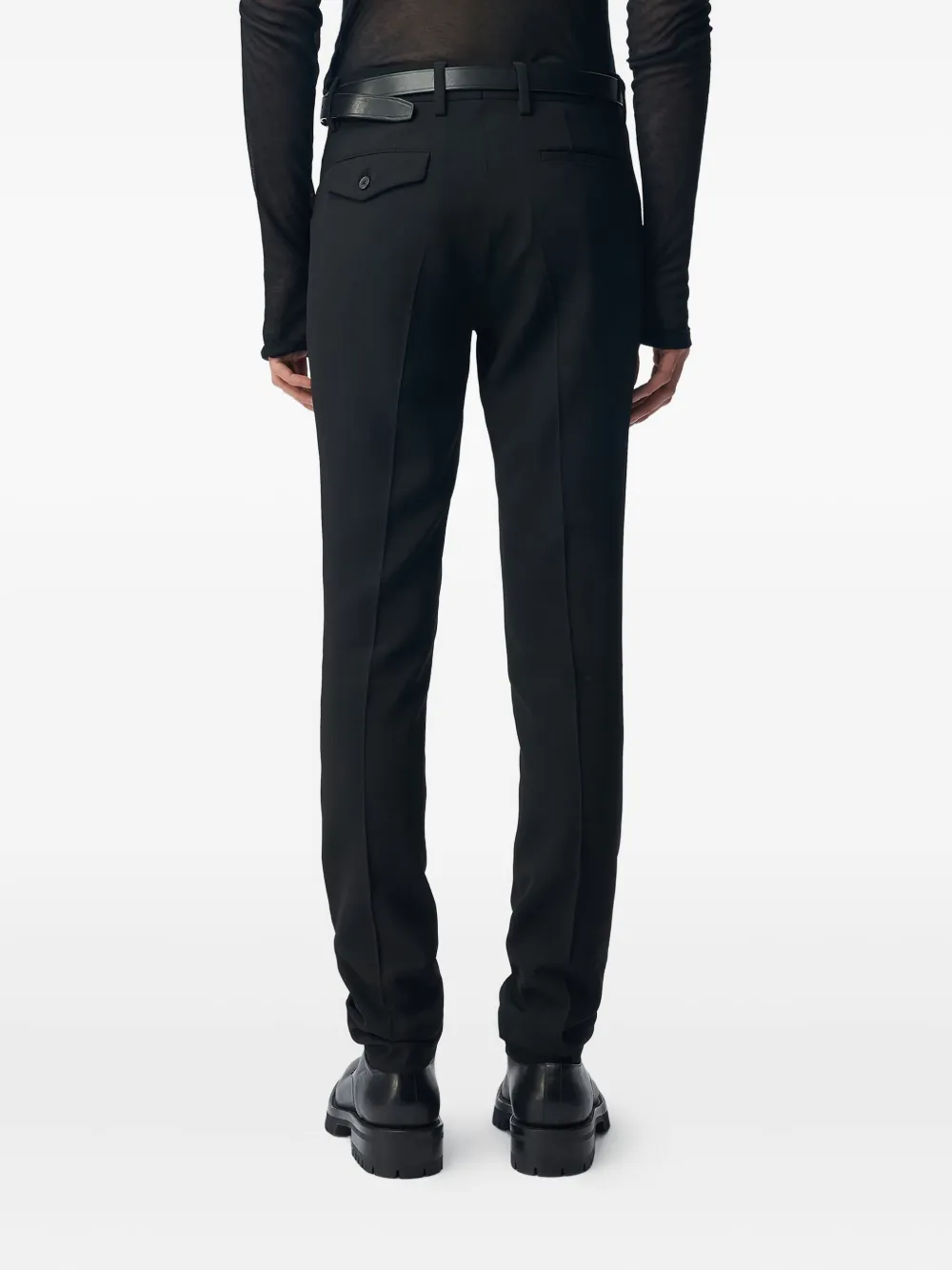 Ann Demeulemeester Damien twill trousers Zwart