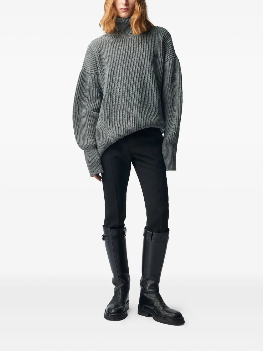Ann Demeulemeester Damien twill trousers | Regular-Fit & Straight Leg Pants | Image 2