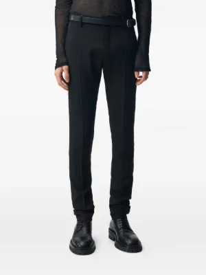 ann demeulemeester スラックス アンドゥムルメステールのワイドレッグパンツ | HUES 福岡