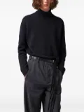 Ann Demeulemeester turtleneck knitted sweater - Black