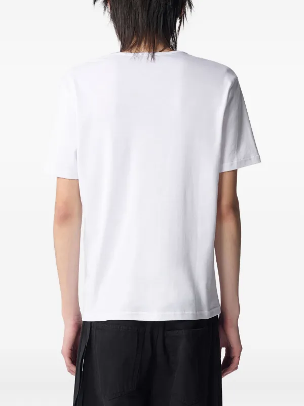 Ann Demeulemeester Baptist Printed T-shirt | White | FARFETCH