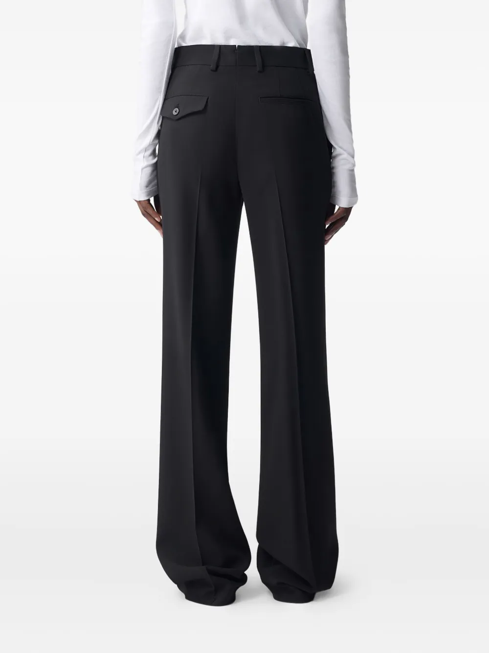 Ann Demeulemeester pleated trousers Zwart