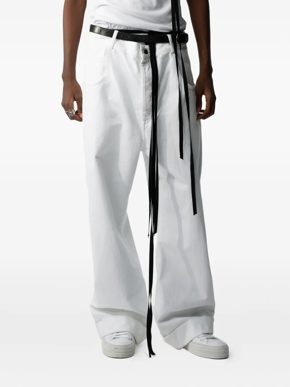 Ann Demeulemeester Ronald five-pocket jeans - Bianco