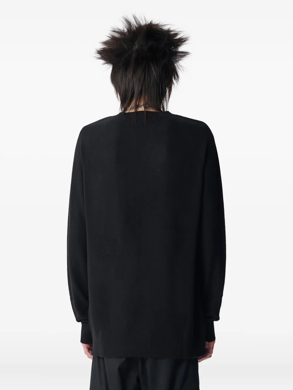 Ann Demeulemeester knitted jumper Zwart