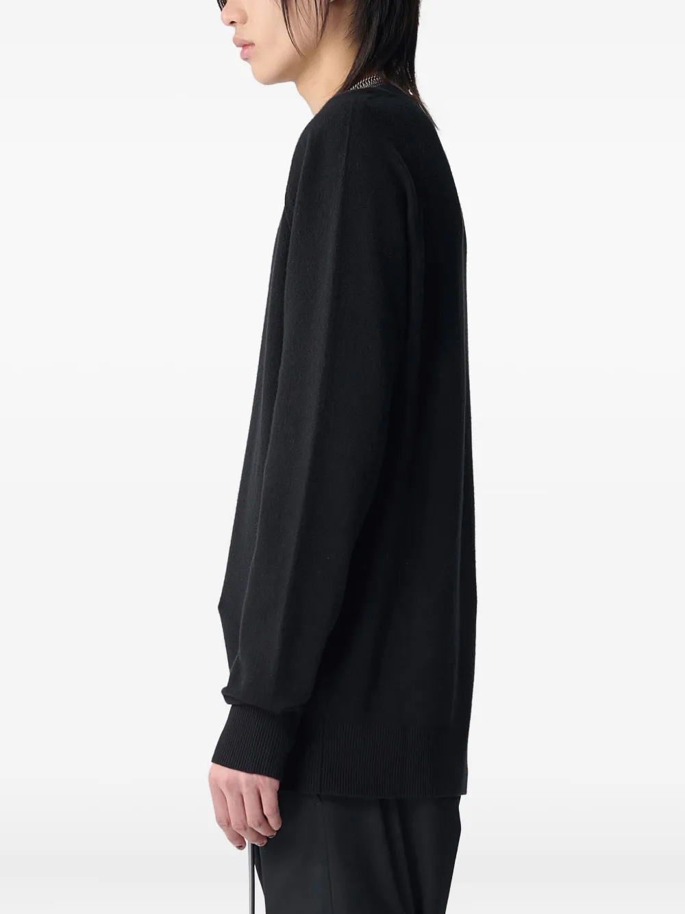 Ann Demeulemeester knitted jumper Zwart