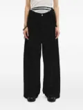 Ann Demeulemeester Kristel five-pocket tie-detail jeans - Black
