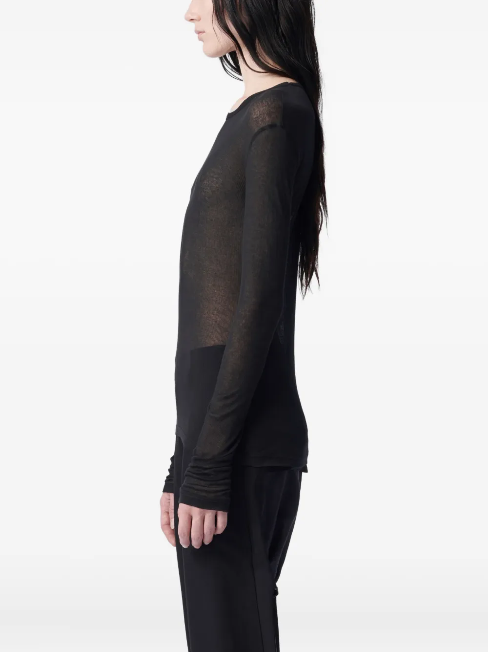 Ann Demeulemeester Fiene top Zwart