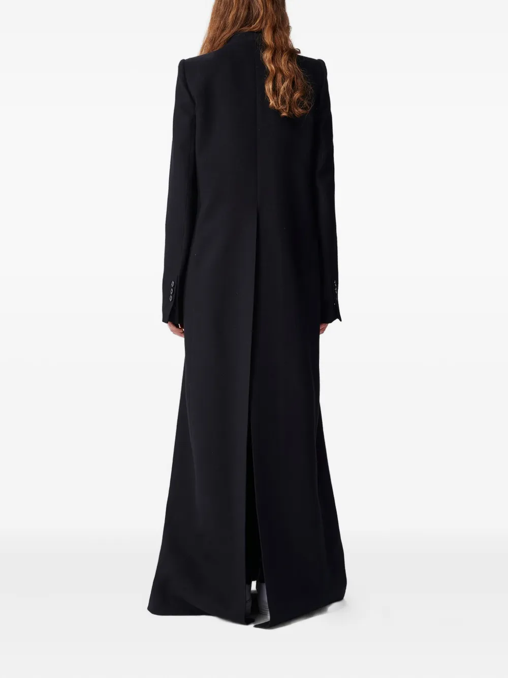 Ann Demeulemeester single-breasted coat Zwart