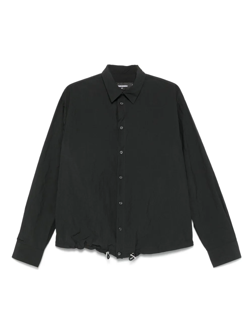 DSQUARED2 drawstring-hem shirt | noir | Image 1