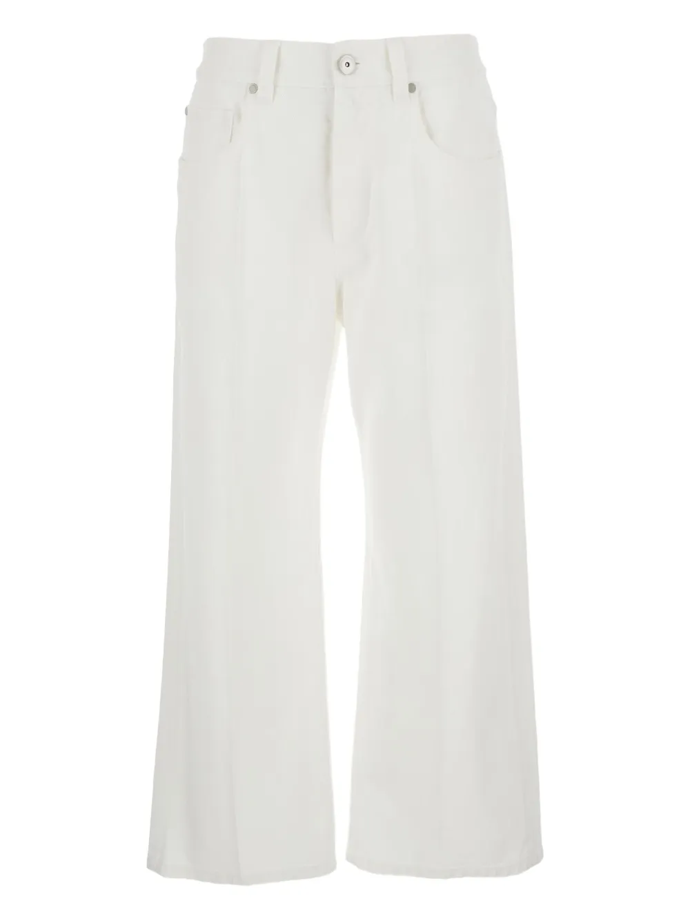 BRUNELLO CUCINELLI LOGO-PATCH JEANS 