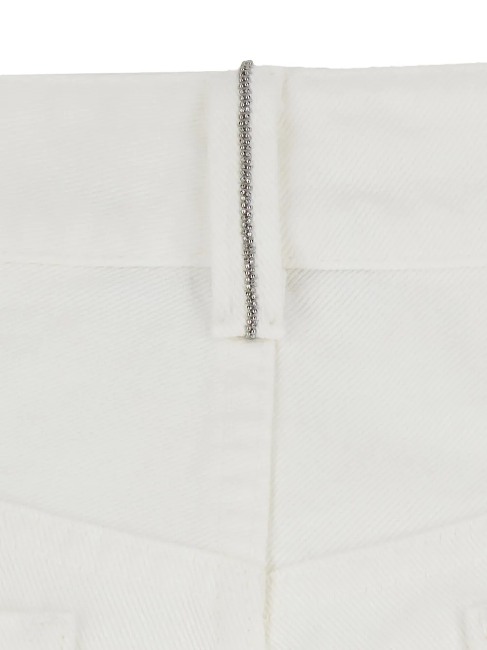 Brunello Cucinelli Jeans met logopatch Wit
