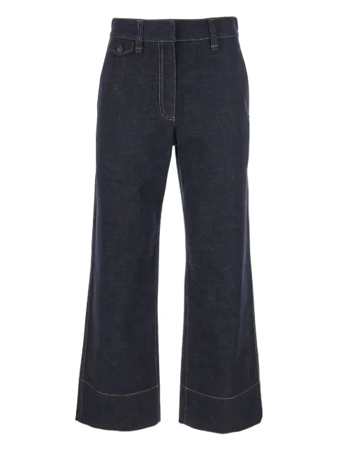 Brunello Cucinelli contrast-stitching jeans