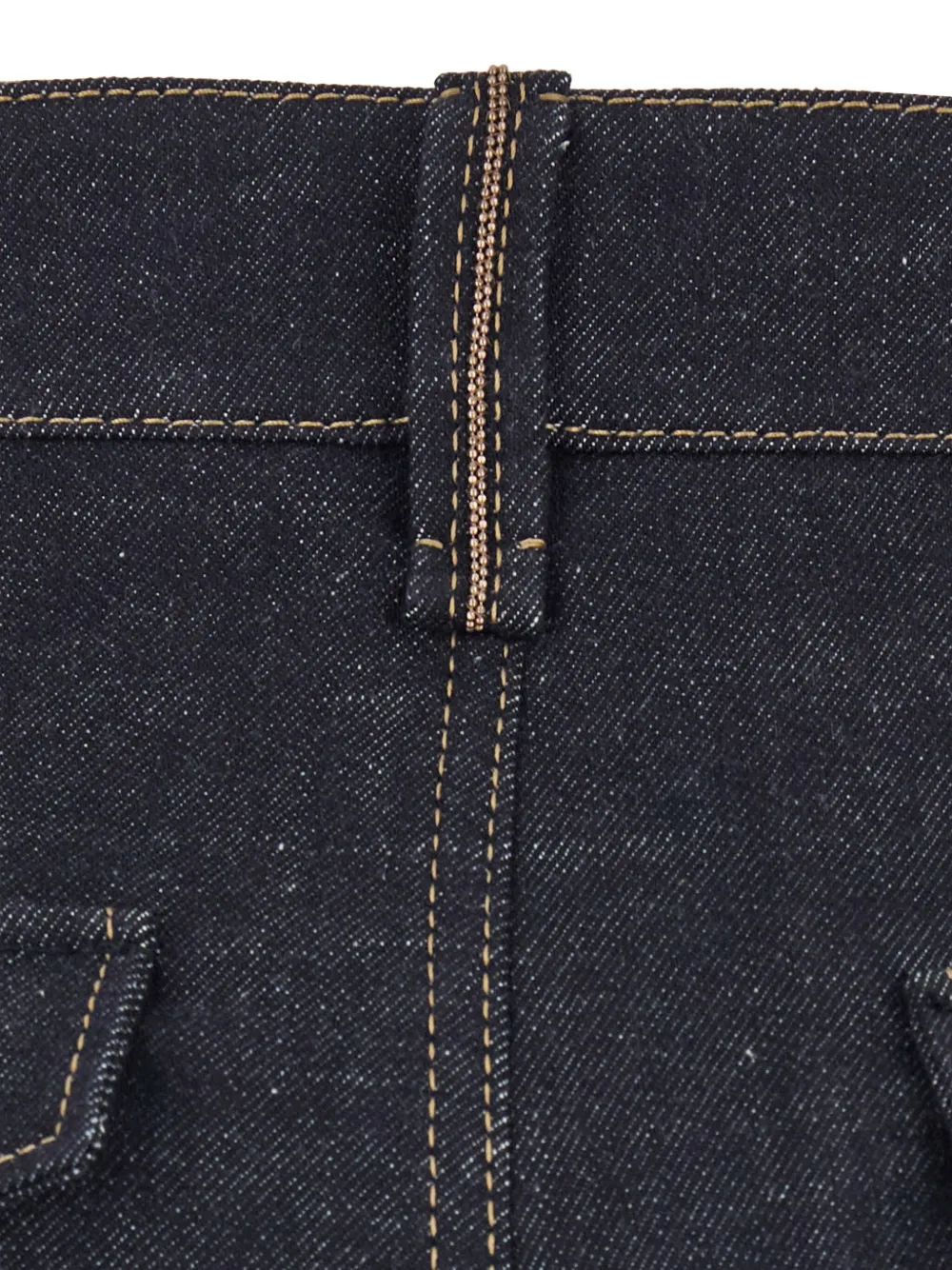 Brunello Cucinelli Jeans met contrasterende stiksels Blauw