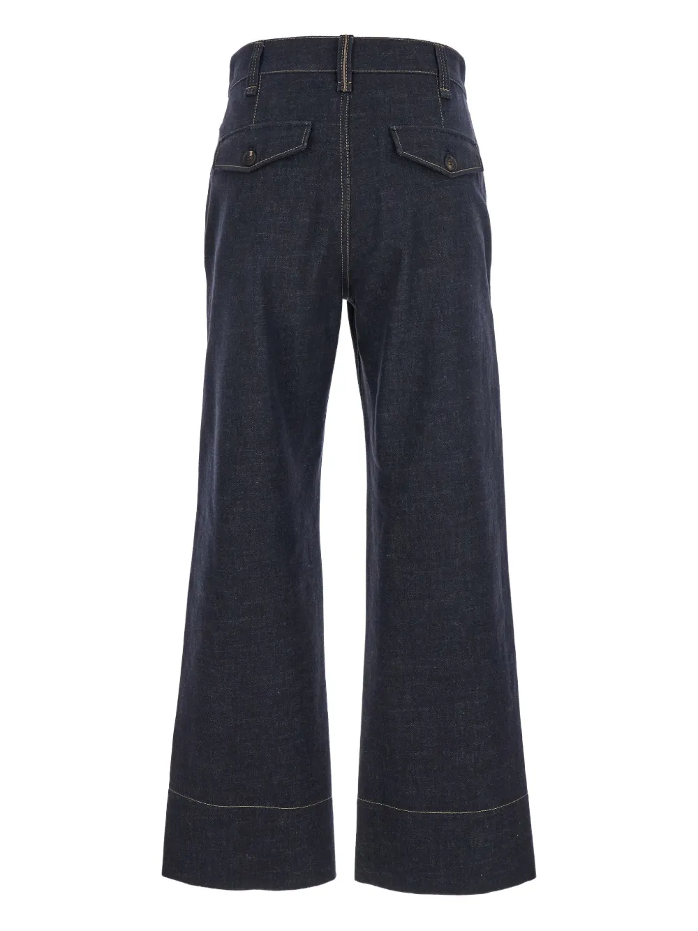 Brunello Cucinelli Jeans met contrasterende stiksels - Blauw