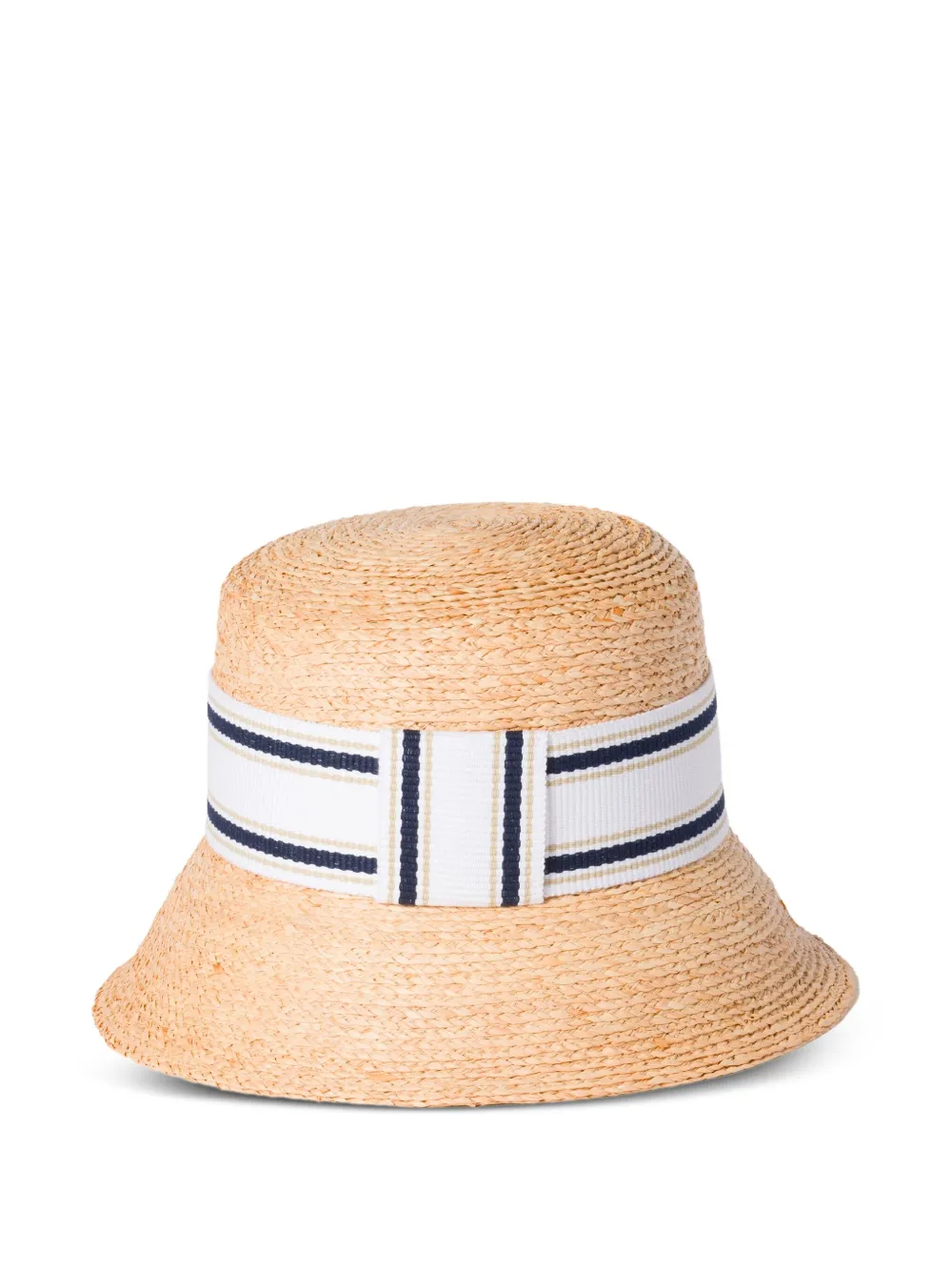 Miu Miu Rieten vissershoed - Beige
