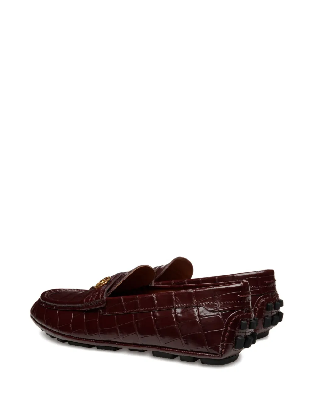 Bally Kerbs crocodile-effect loafers Red