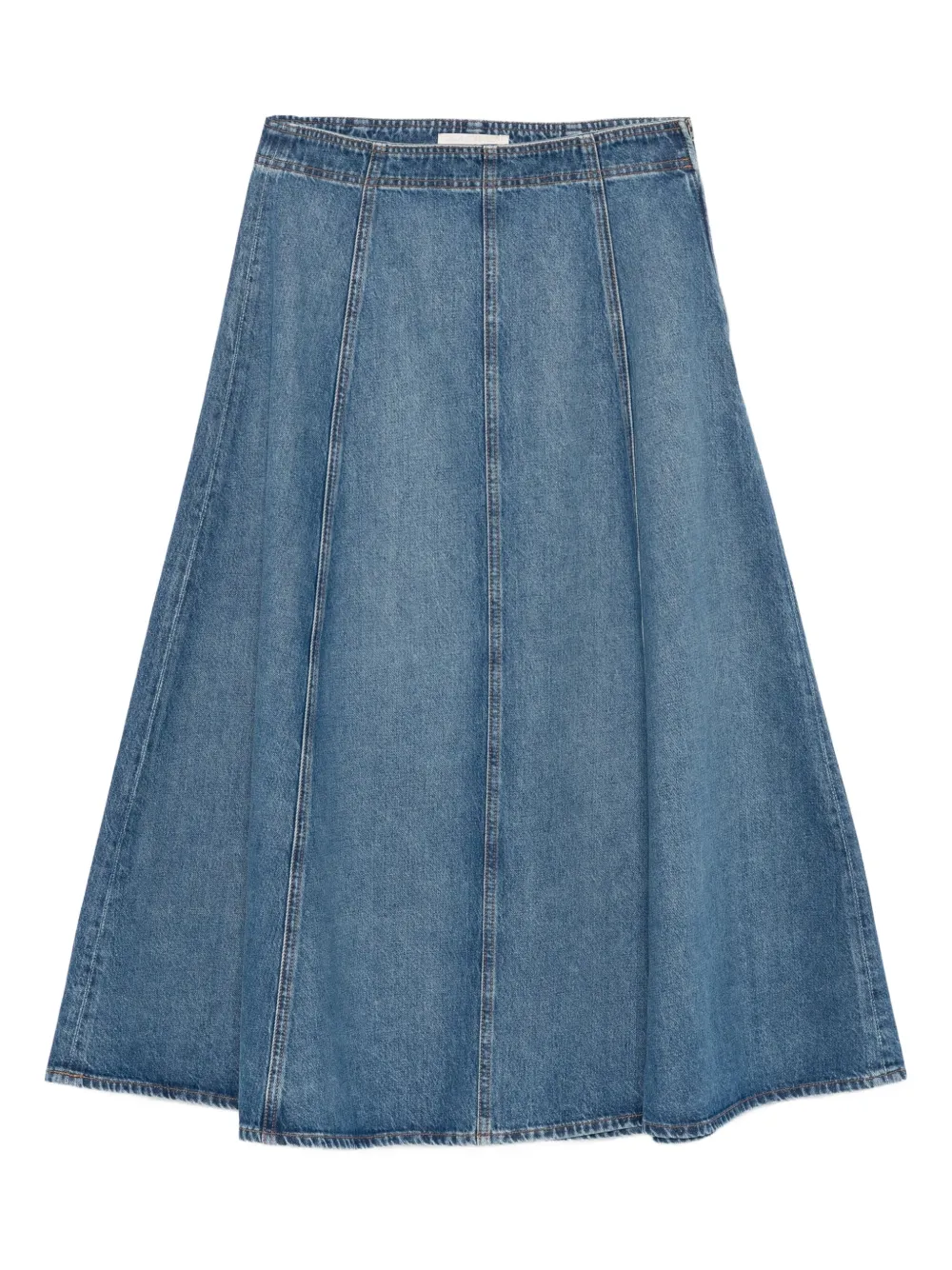 Ulla Johnson Uma panelled denim midi skirt | Blue | Image 1