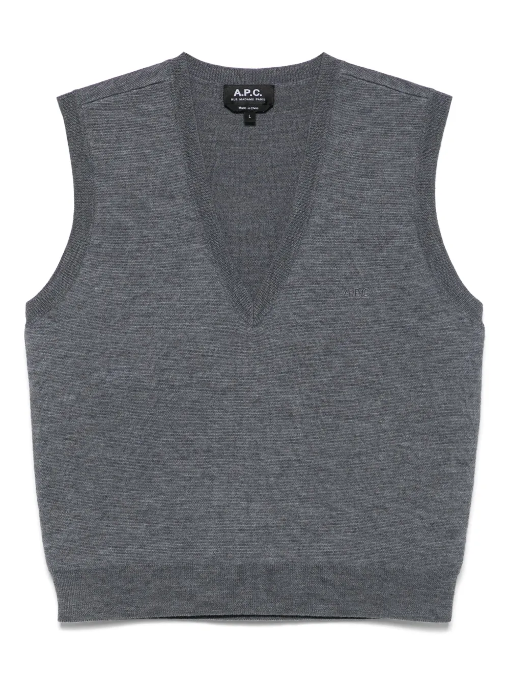 A.P.C. virgin wool vest | Grey | Image 1