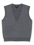 A.P.C. virgin wool vest - Grey