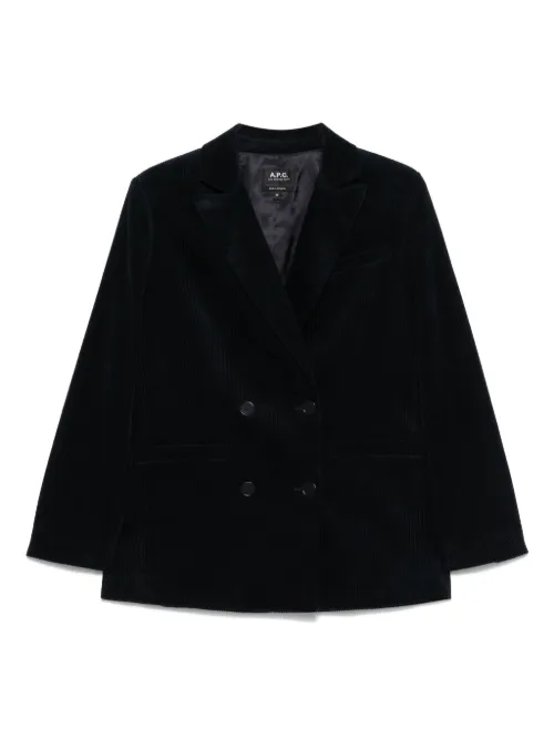 A.P.C. blazer Lucy - Bleu - A.P.C. - Modalova