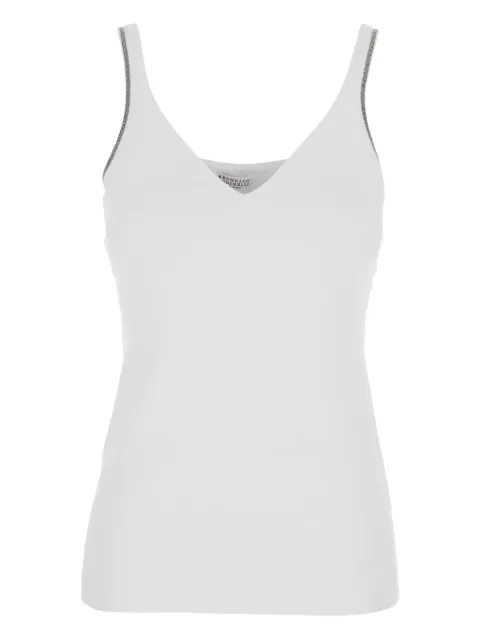 Brunello Cucinelli V-neck tank top