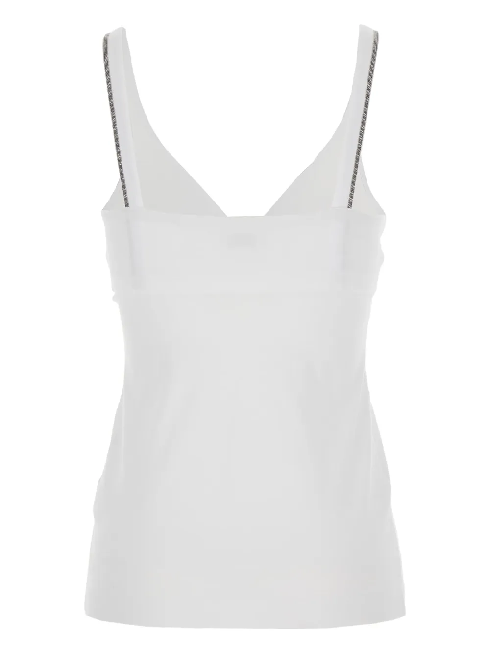 Brunello Cucinelli Tanktop met V-hals Wit
