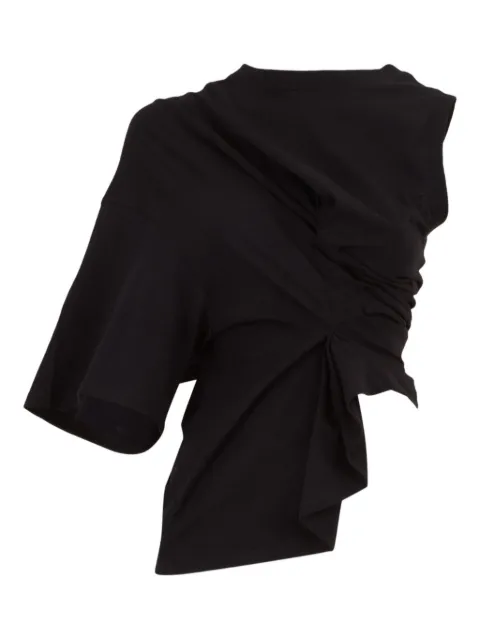 A.W.A.K.E. Mode asymmetric ruched T-shirt