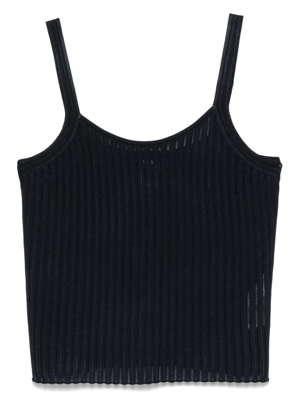 BOSS ribbed tank top | Blue | Image 1