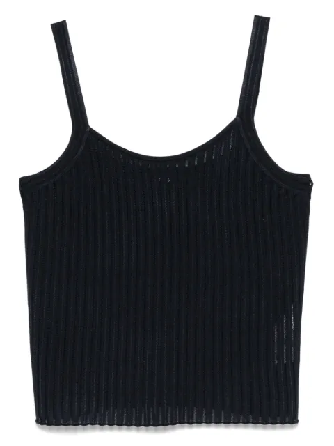 BOSS camiseta tejida de canalé