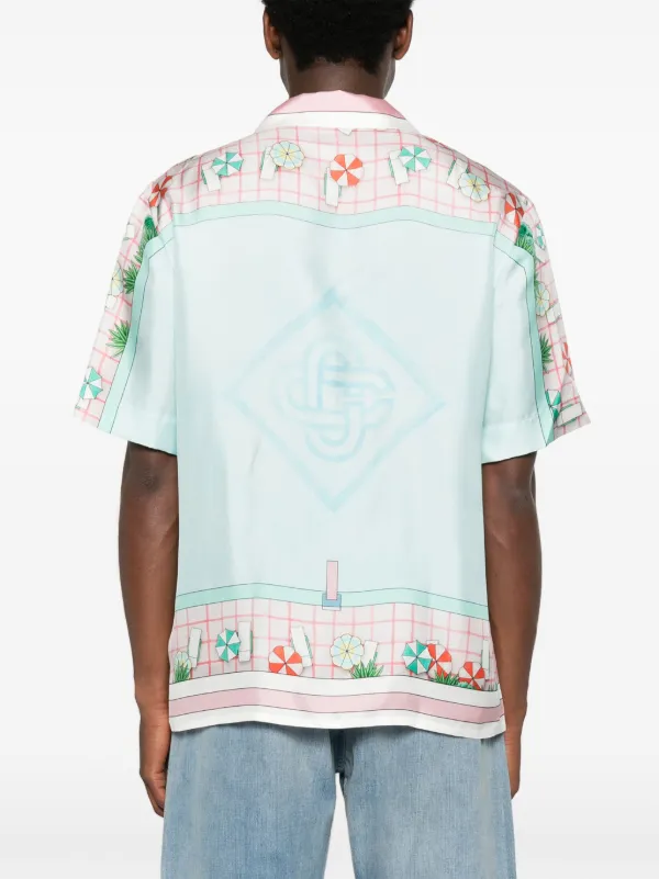 シャツ Casablanca SILK SHIRT Casablanca Silk Shirt | Pink | FARFETCH