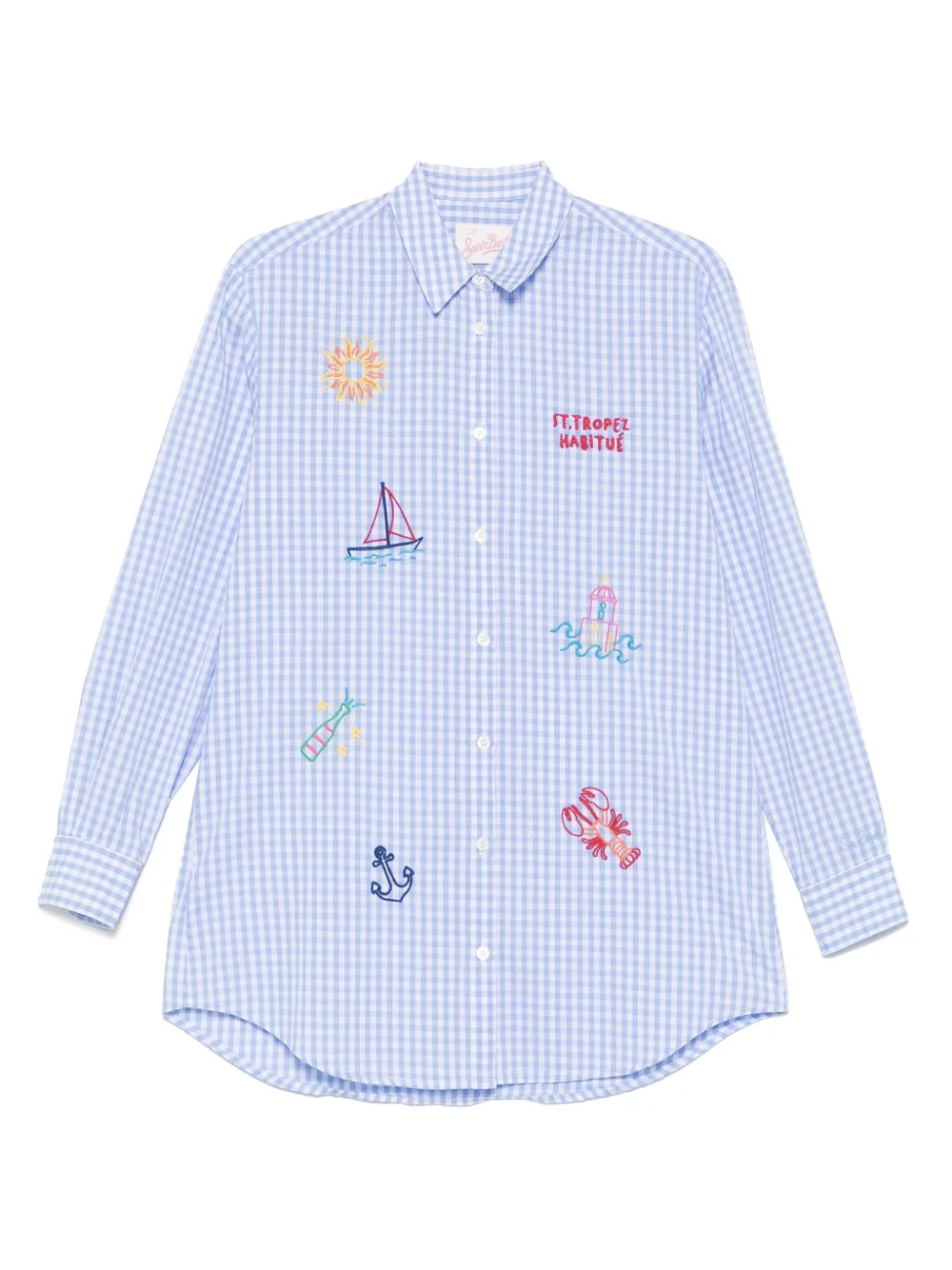 MC2 Saint Barth Brigitte blouse Blauw