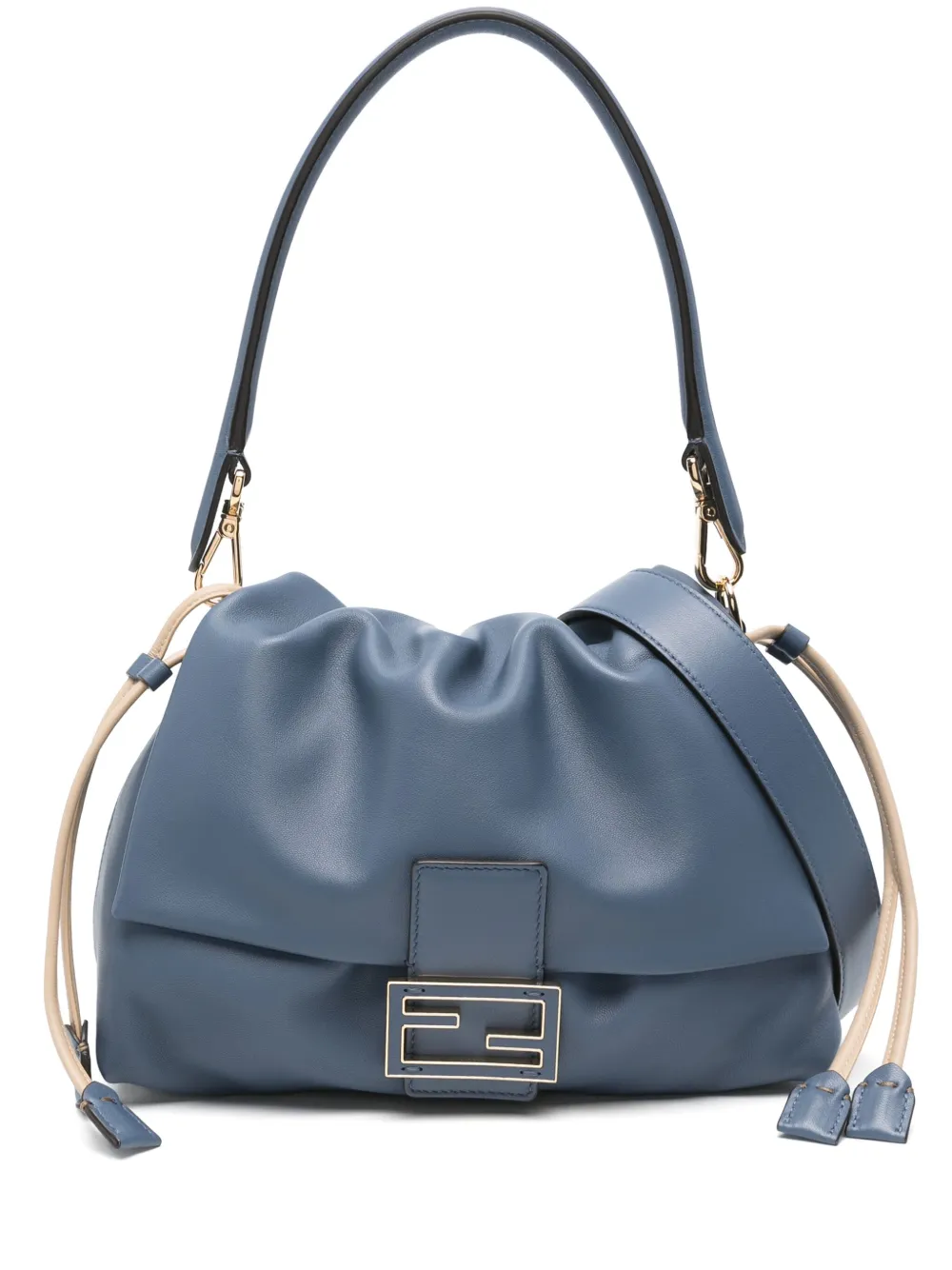 Fendi Women Champagne-coloured Medium Baguette Bag