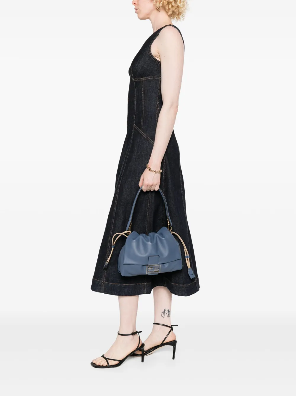 FENDI Mamma Baguette shopper - Blauw