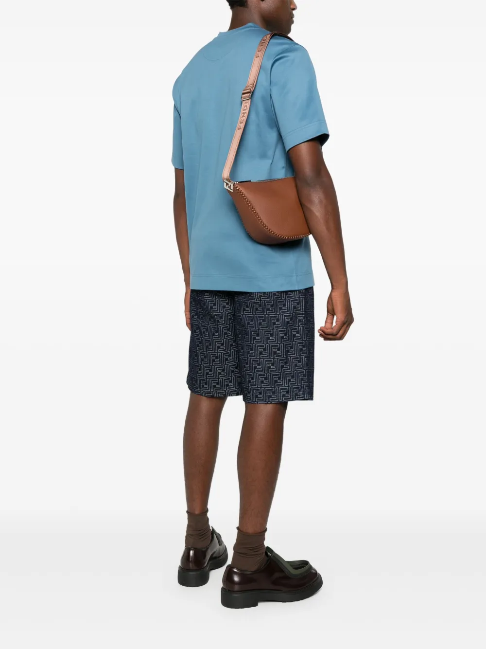 FENDI Kleine Melon messengertas - Bruin