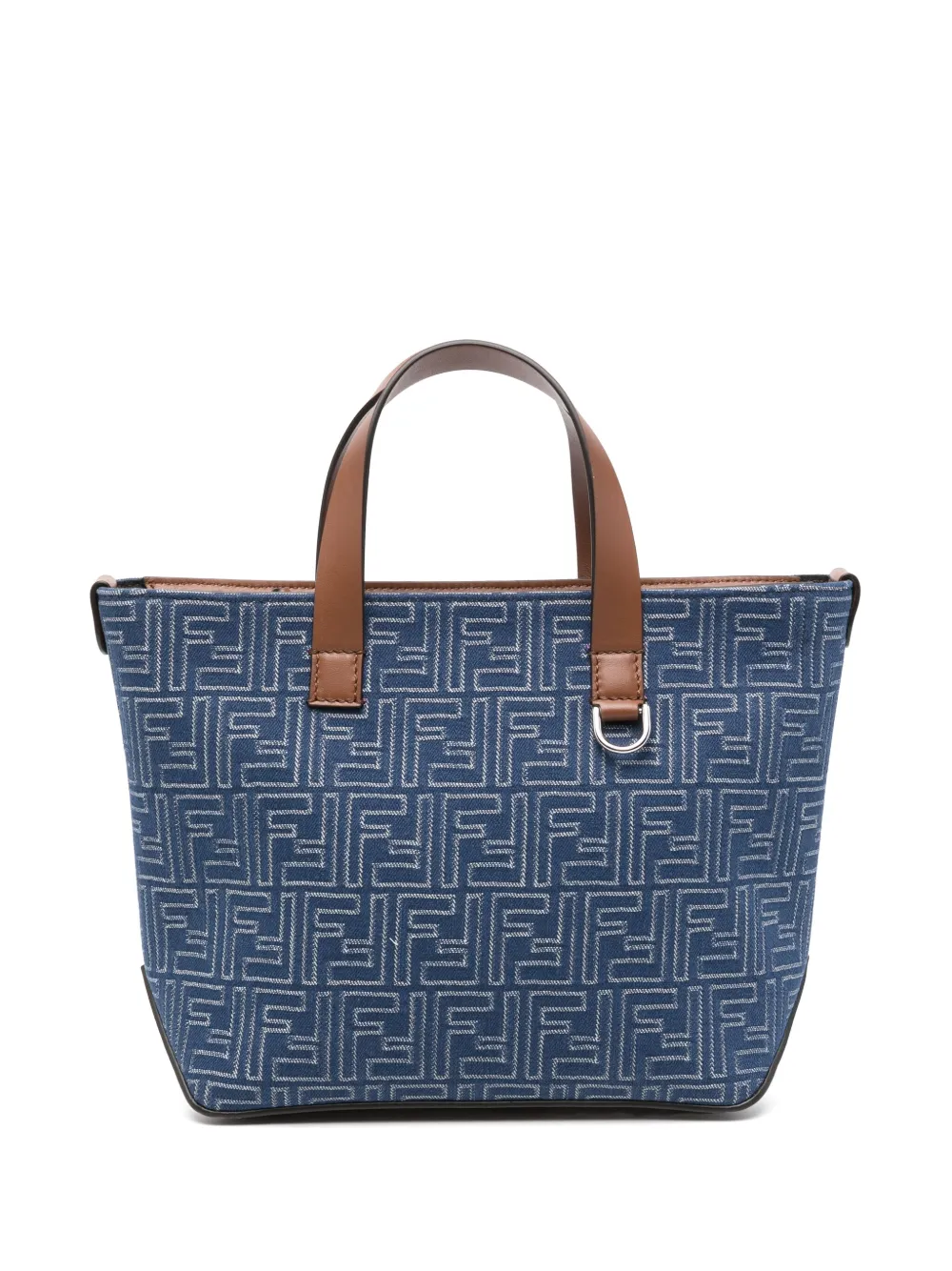FENDI small FF tote bag | Blue | Image 1