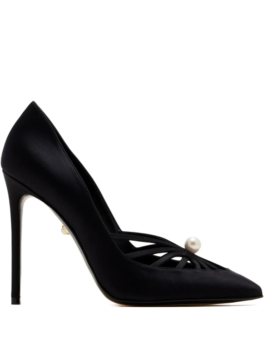 Alevì 110mm Susi pearl-embellished pumps Black