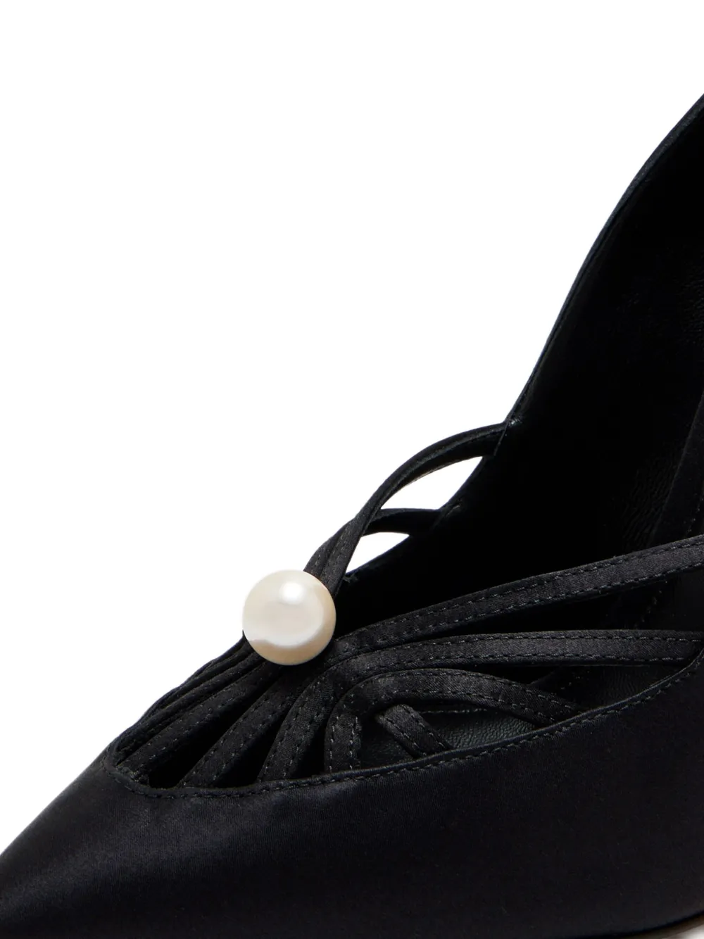 Alevì 110mm Susi pearl-embellished pumps Black