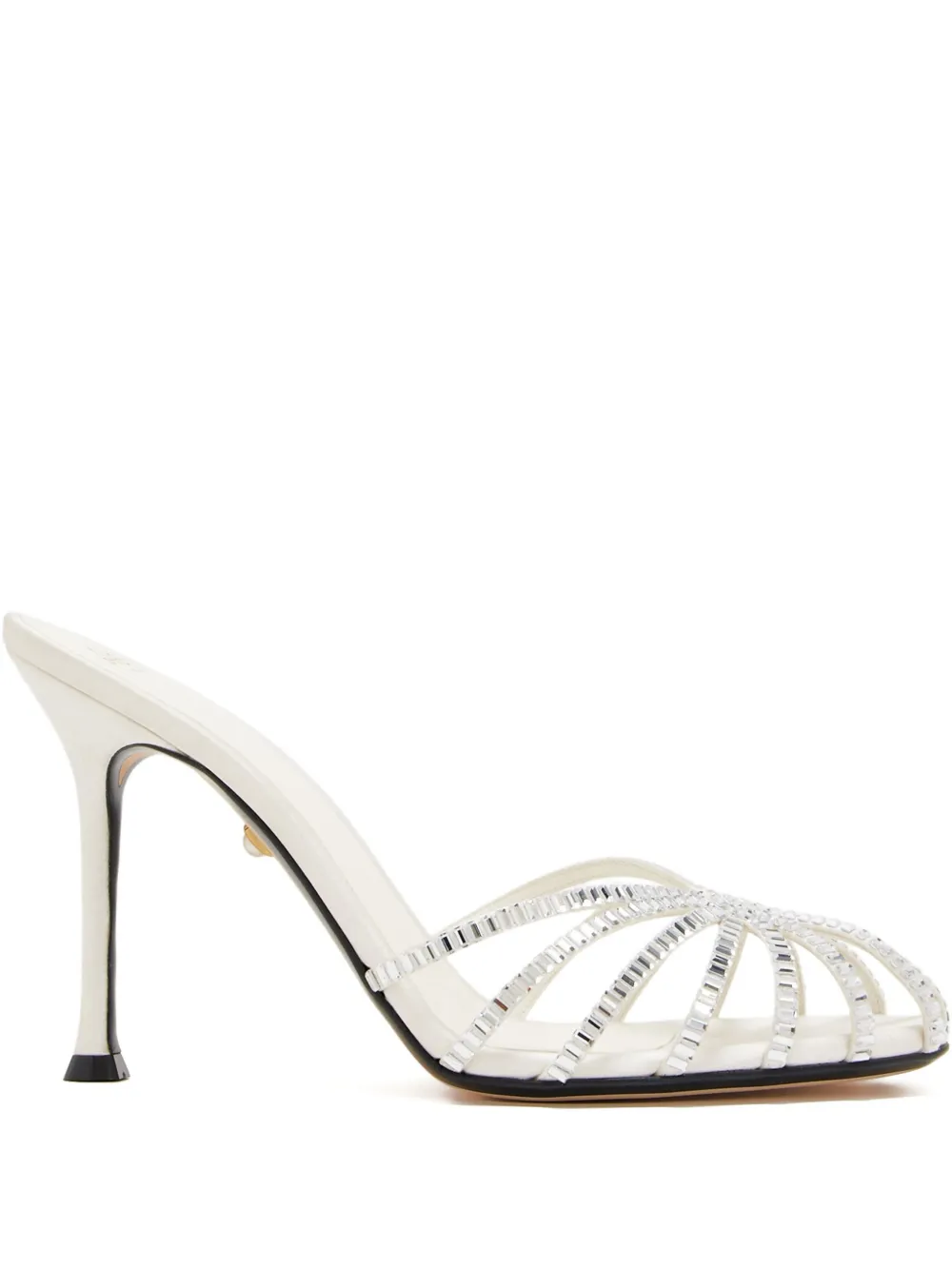 Alevì 95mm crystal-embellished sandals Silver