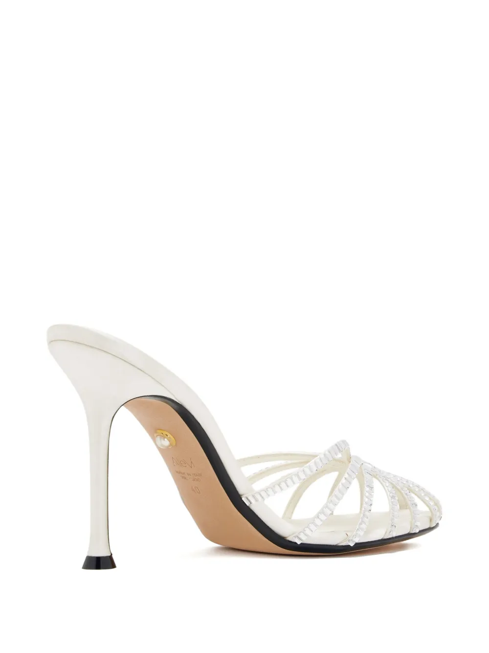 Alevì 95mm crystal-embellished sandals Silver
