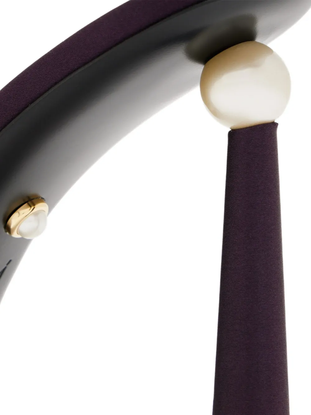 Alevì 95mm Liza pearl-embellished sandals Purple