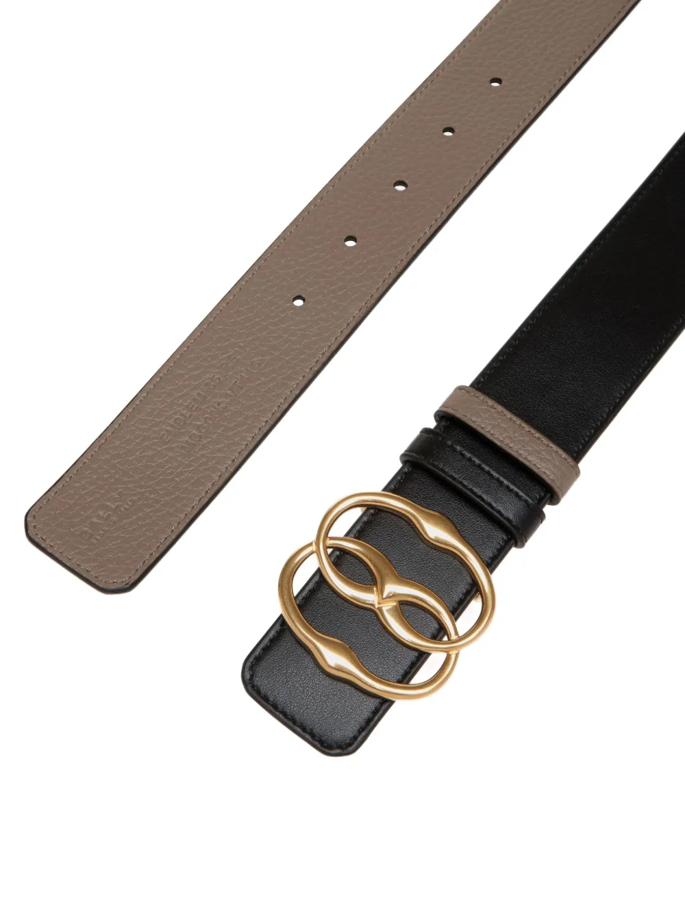 Bally Omkeerbare leren riem met gesp - Zwart