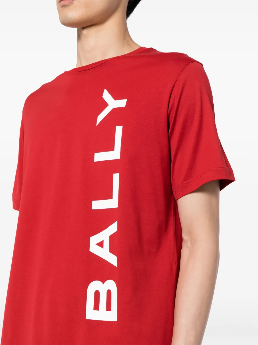 Bally T-shirt met logodetail Rood